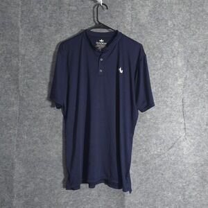 Diadem Men Court Essentials Tennis Golf Henley Shirt Top L Performance Pickeball